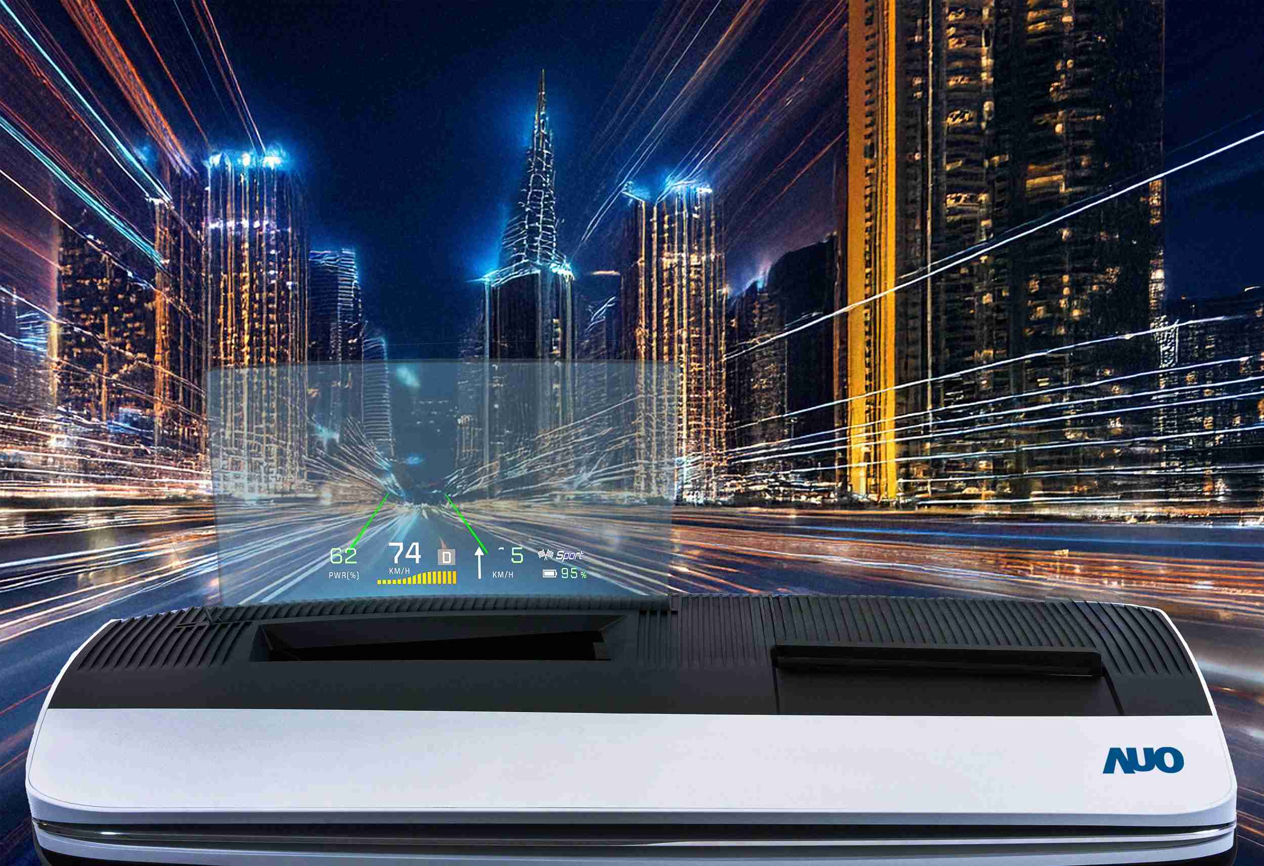 冰球突破推出13吋Micro LED抬头显示器，，，，提供高入眼亮度、、、高色彩饱和度的显示质量，，在阳光下或黑暗中都清晰可见，，，，并利用Micro LED模块体积小的优势，，，解决车用空间有限的痛点